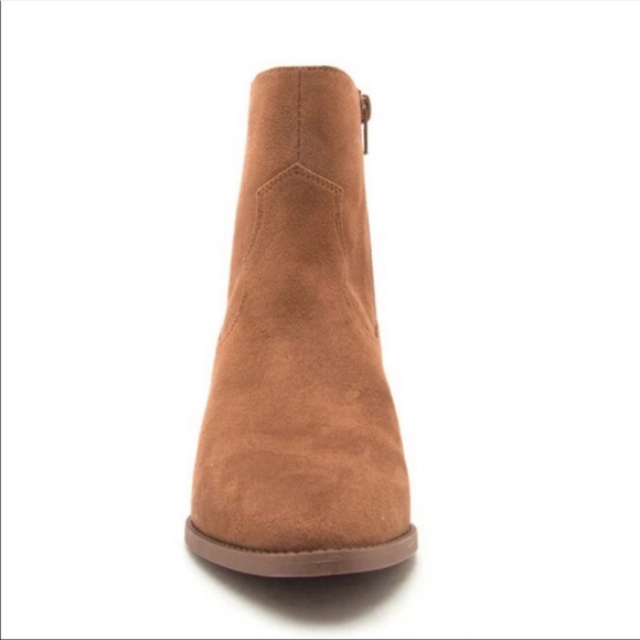 Clearance!  Qupid Camel vegan suede bootie. - Picture 4 of 5
